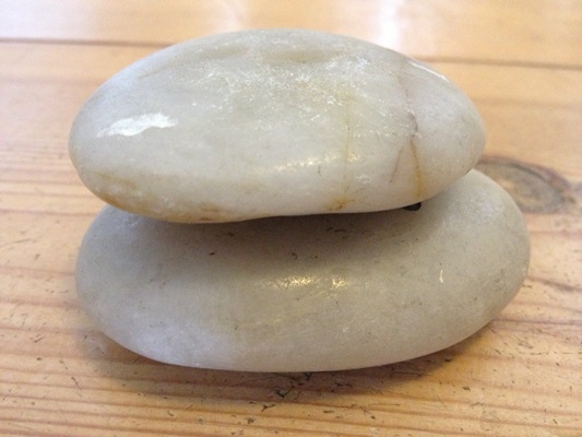foto stenen balans